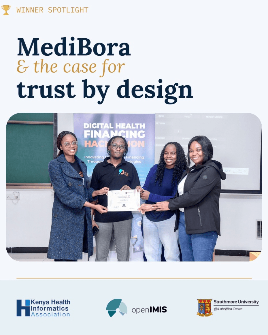 MediBora wins KeHIA Digital Health Financing Hackathon with openIMIS-powered MediTrust